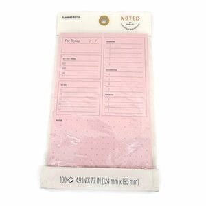 Noted by Post-It Daily Planning Notepad - Pink